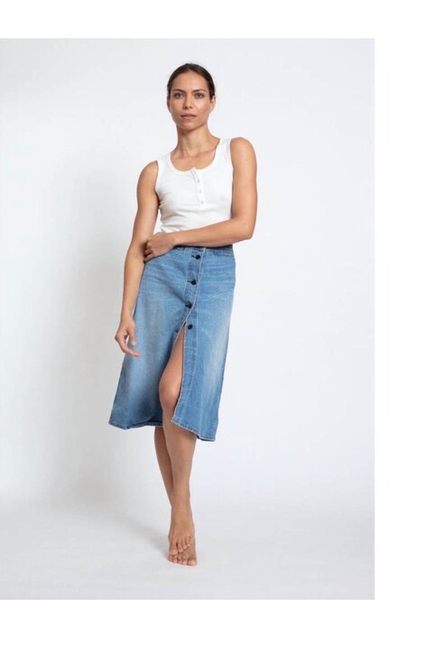 ASKK NY Dresses & Skirts - ASKK NY Brighton denim skirt new size 25